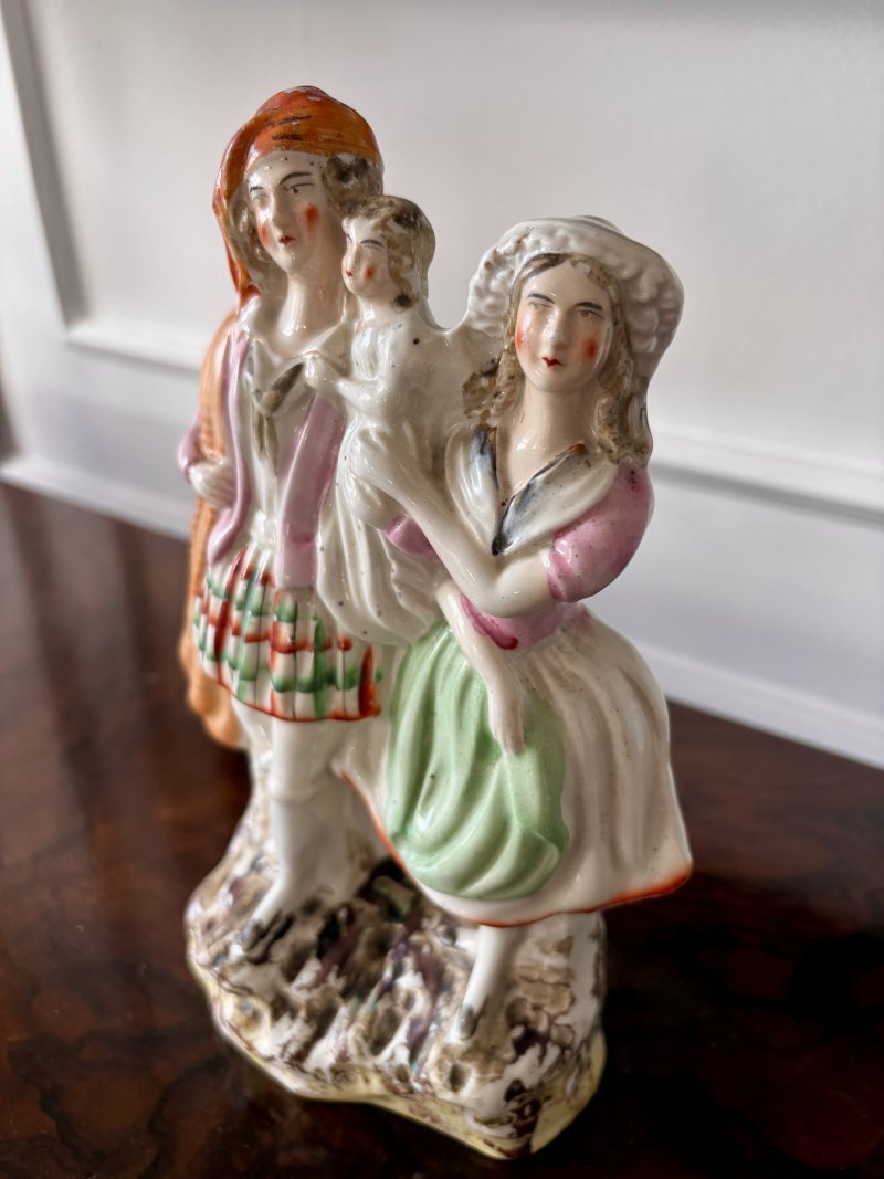 Antique Victorian Staffordshire Figure - Image 6